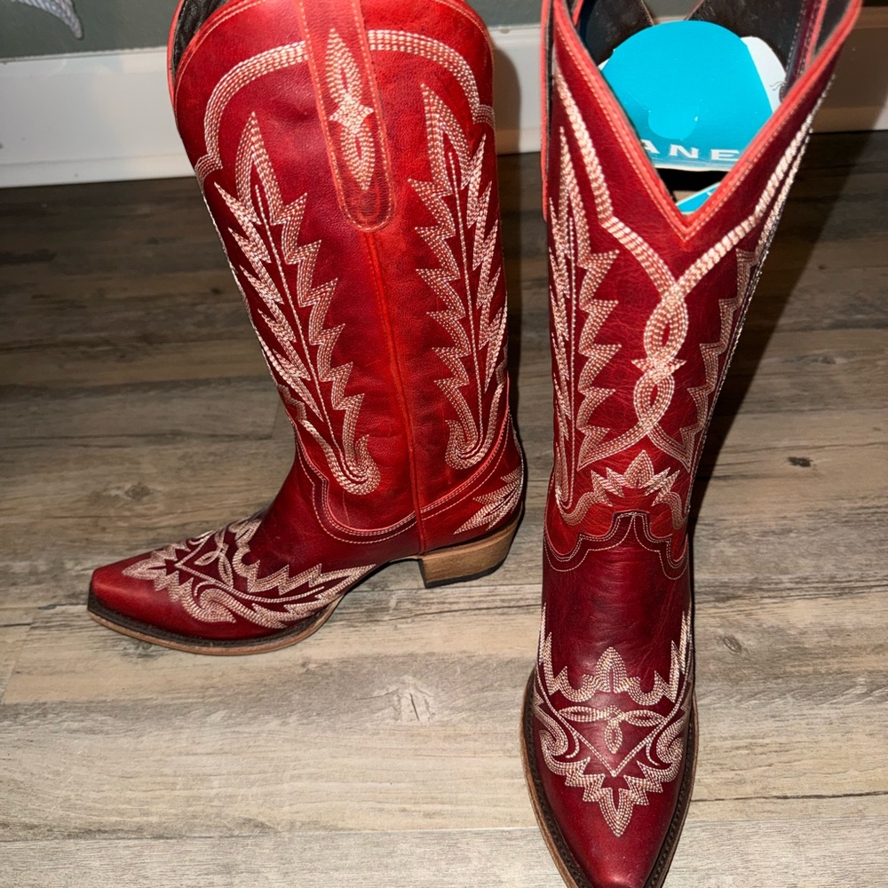 Red Cowboy Boots - Picture 2 of 6